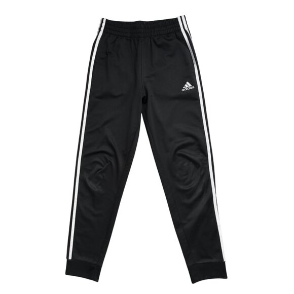 Adidas Black Athletic Track Pants - Kids Size M (10/12) - Picture 1 of 7